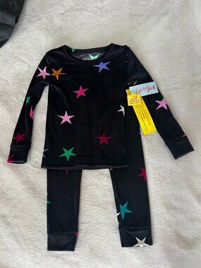 Cat & Jack stars matching kids' matching fleece set - NWT